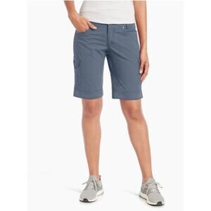 Kuhl Splash 11" Navy Blue Cargo Shorts Womens Size 8